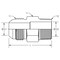 World Wide Fittings Male JIC to Male British Standard Pipe Taper Straight Adapter 7000X12X12 - alternate 2